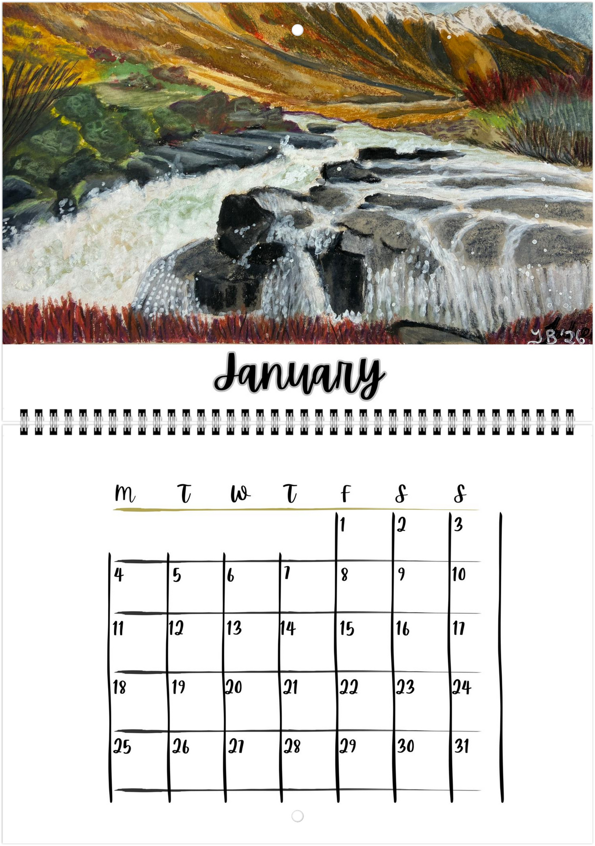 Sketching Scotland 2027 Calendar