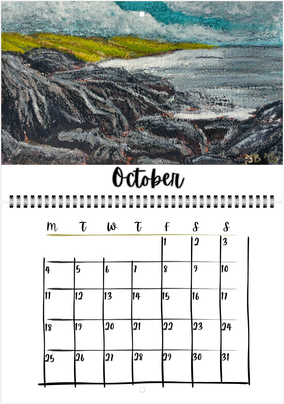 Sketching Scotland 2027 Calendar